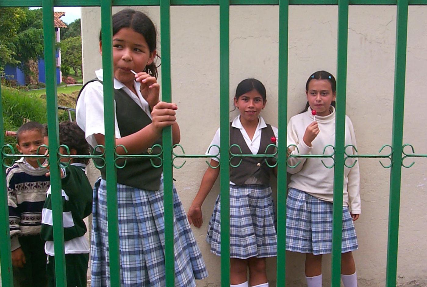 Students in Bucaramanga, Colombia.