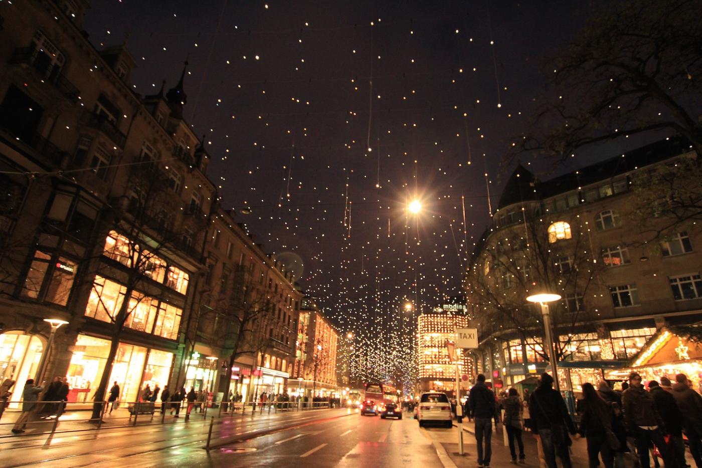 Zurich during the holiday season.