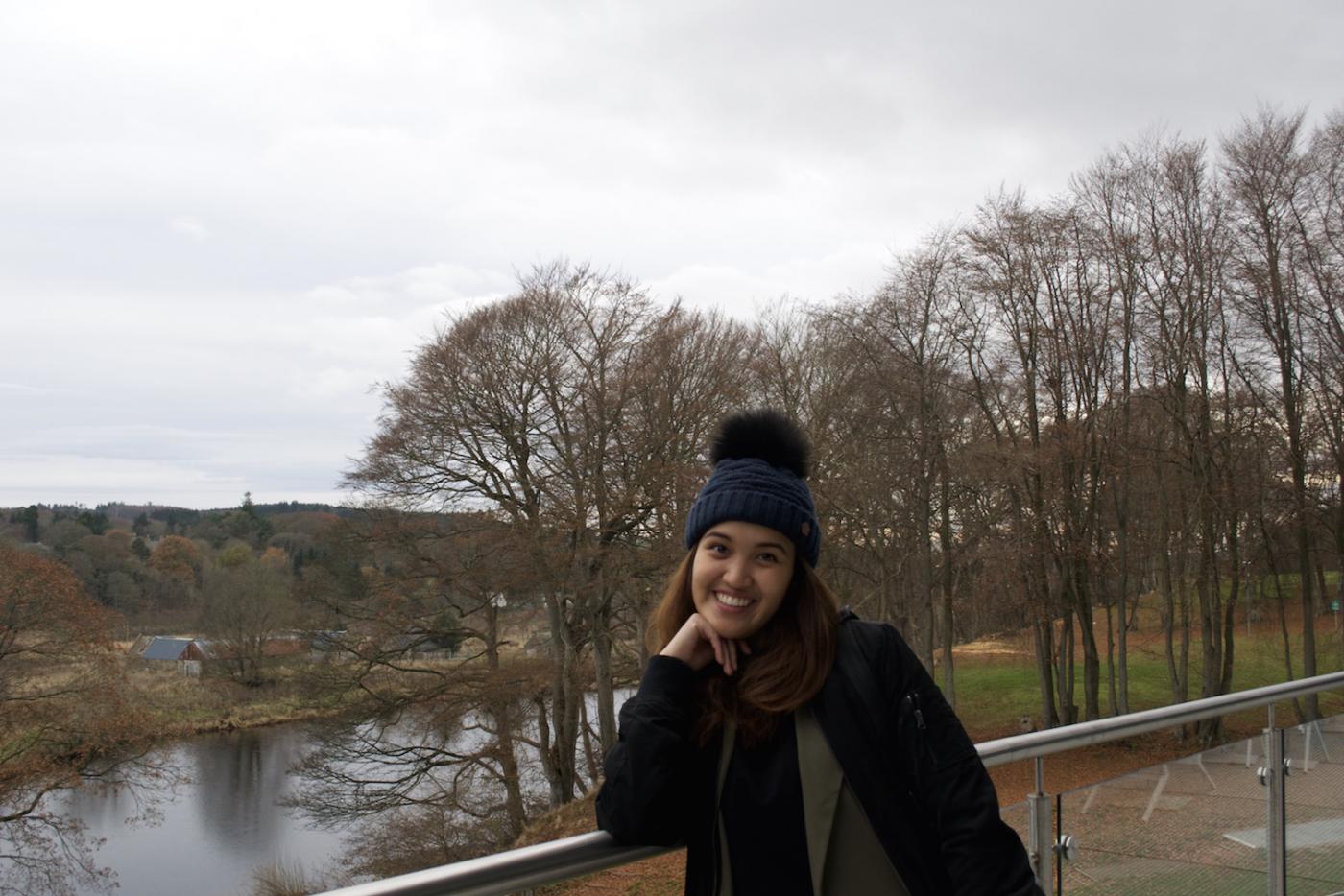 Mikee in Scotland.