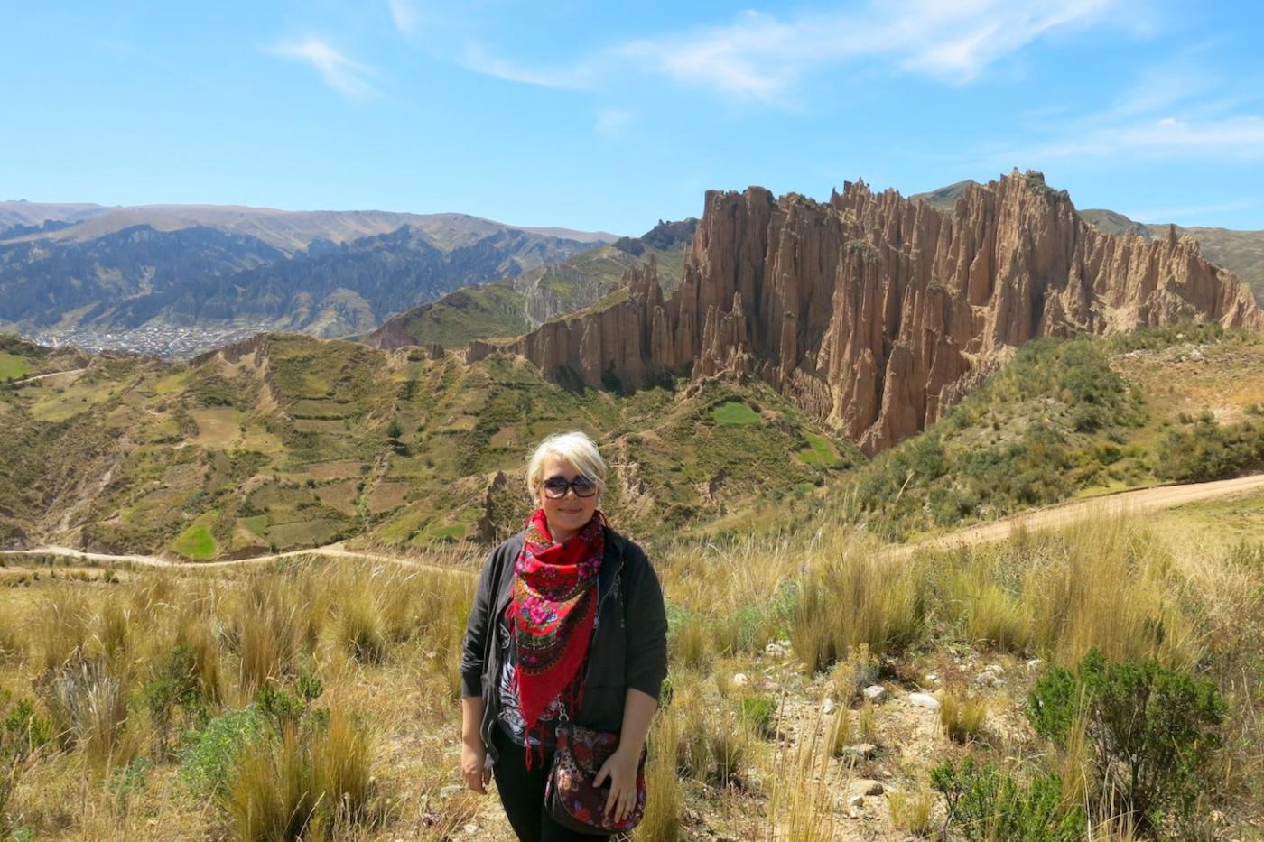 Izabela explores the area surrounding La Paz, Bolivia.