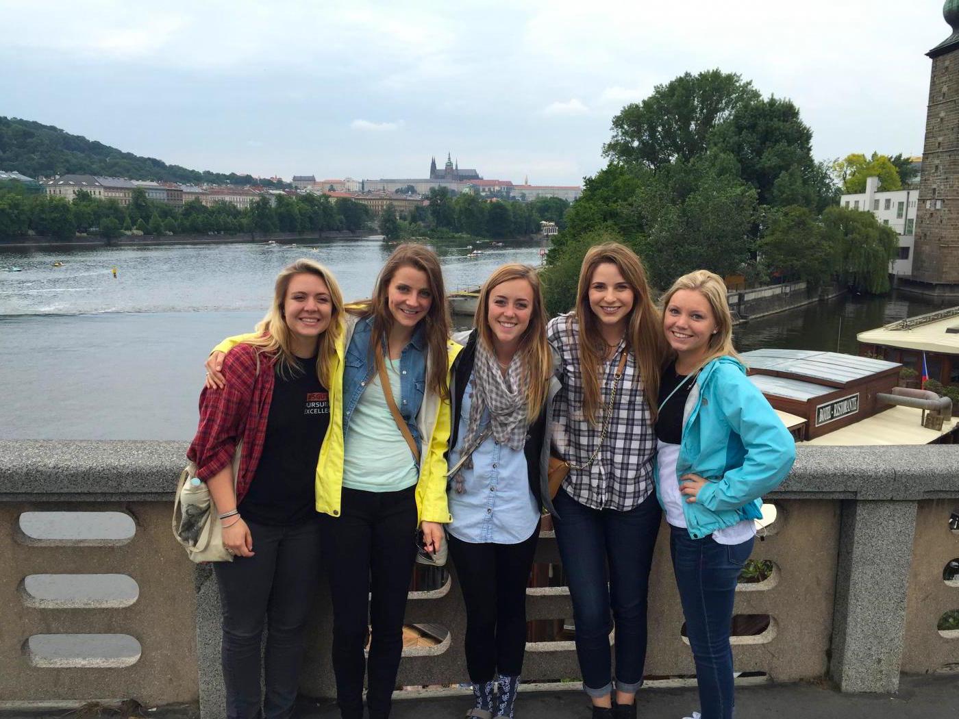 The &quot;O.G.&quot; Prague Girls on our first day in Praha.