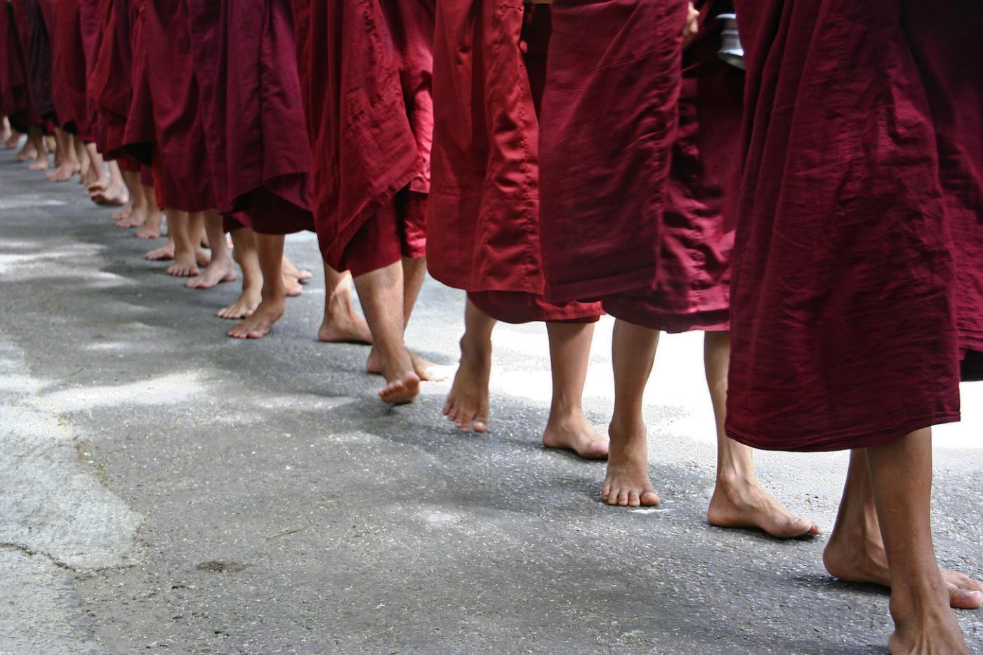 Monks in Burma