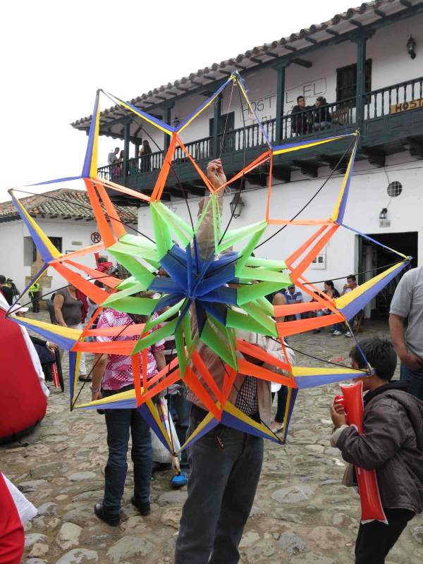 A kite at the Kite Festival in Villa de Leyva, Colombia.
