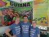 Volunteers Leah, Andrew and Evan at the CARICOM Hunger Free Conference in Georgetown, Guyana.