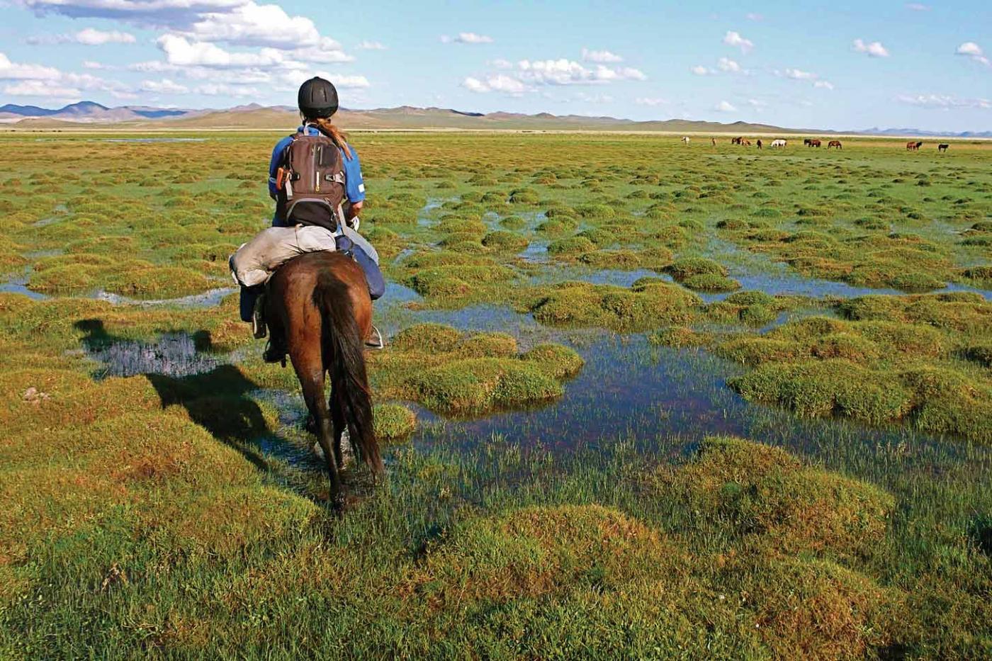 Charlotte Davidson rode across the Mongolian steppe--and rasied money for charity in the process.