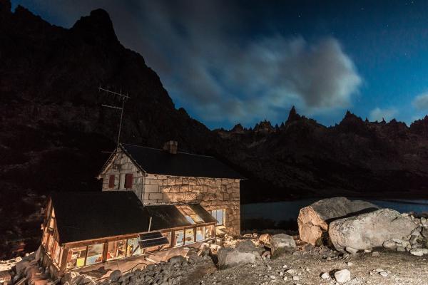 A hikers&#039; refuge in Argentina.