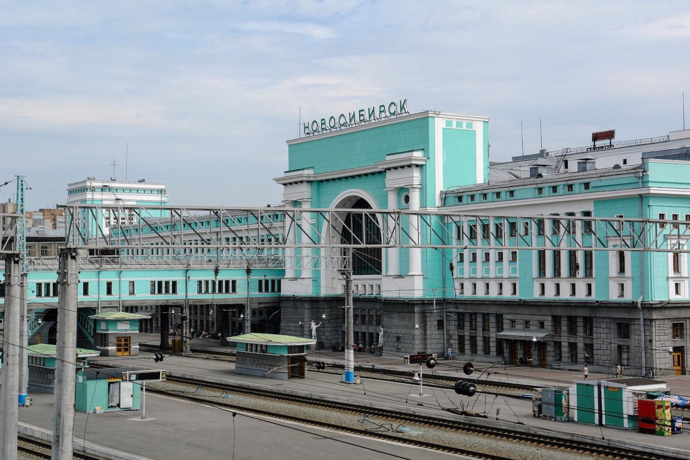 Novosibirsk&#039;s railway station. 