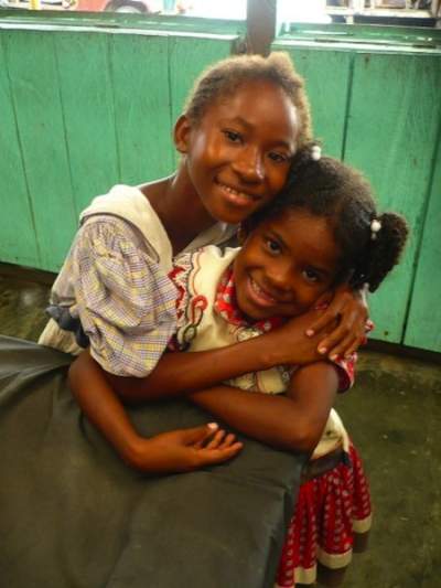 Two girls that Jessica met while staying in a guest house on Colombia&#039;s Pacific coast.
