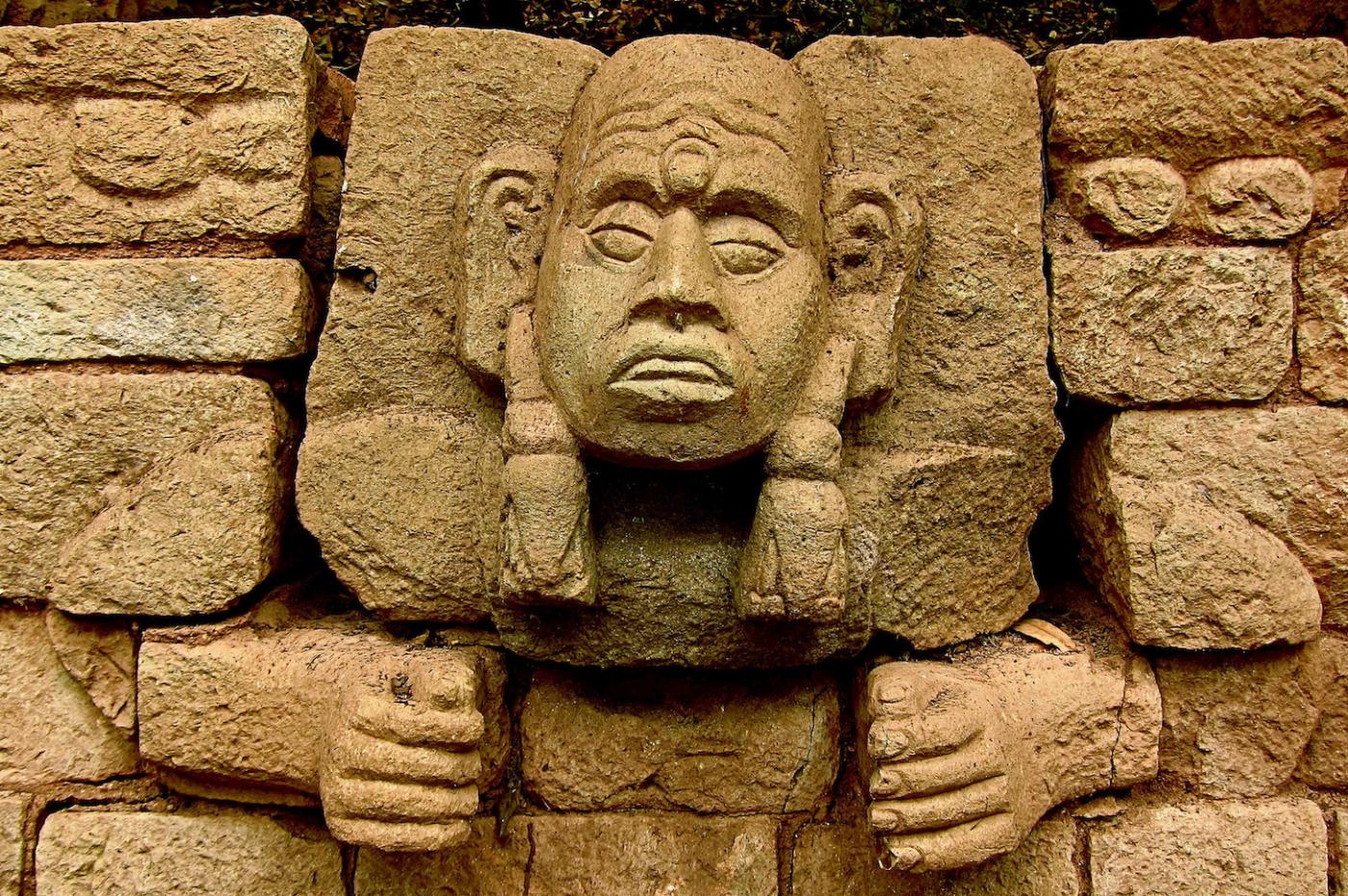 Mayan ruins in Copan, Honduras.